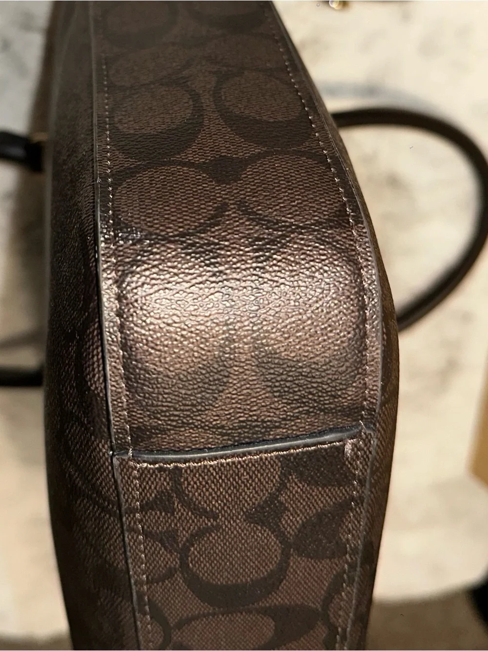 Coach laptop briefcase