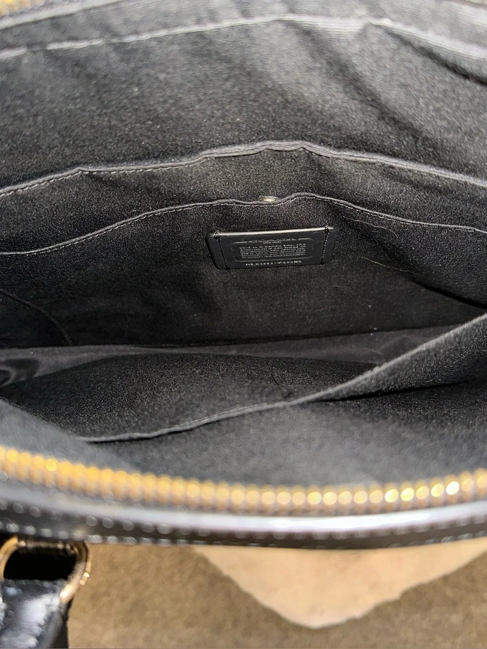 Coach laptop briefcase