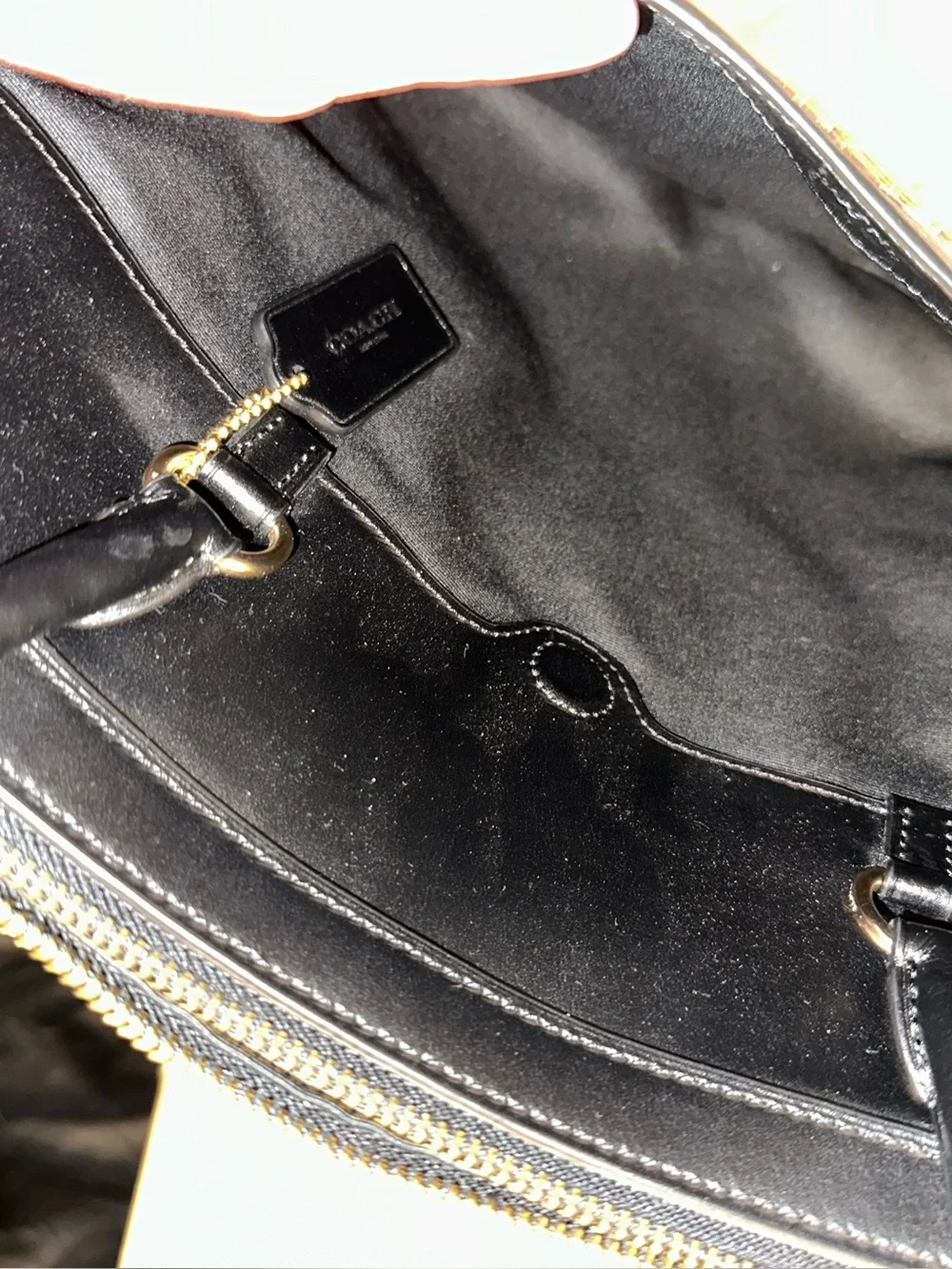 Coach laptop briefcase