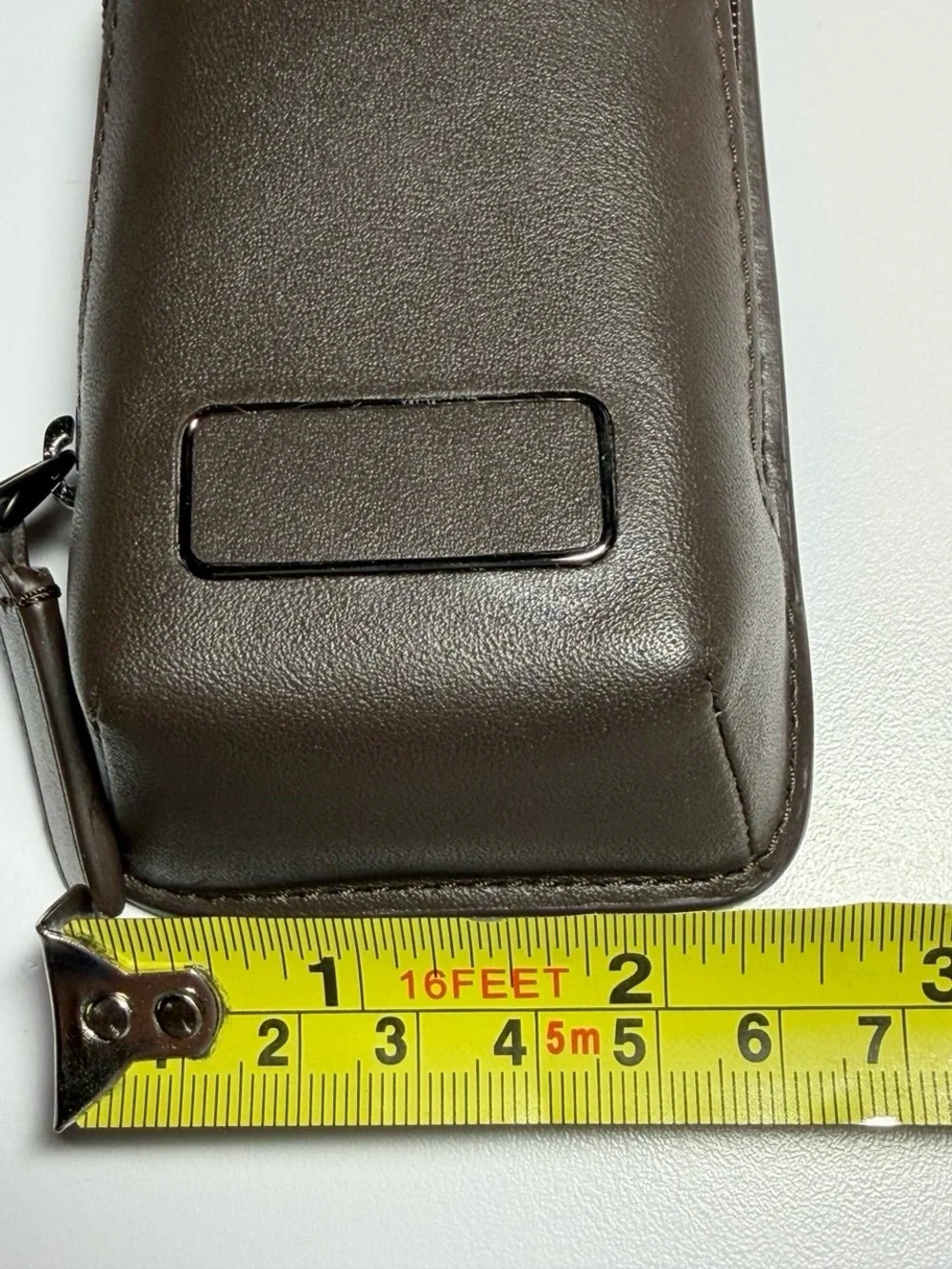 Tumi brown leather