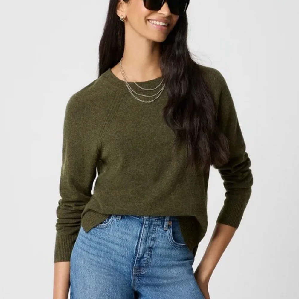 J. Crew Wool-blend boyfriend sweater 2X