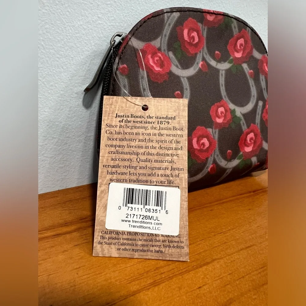 Justin Boots cosmetic roses