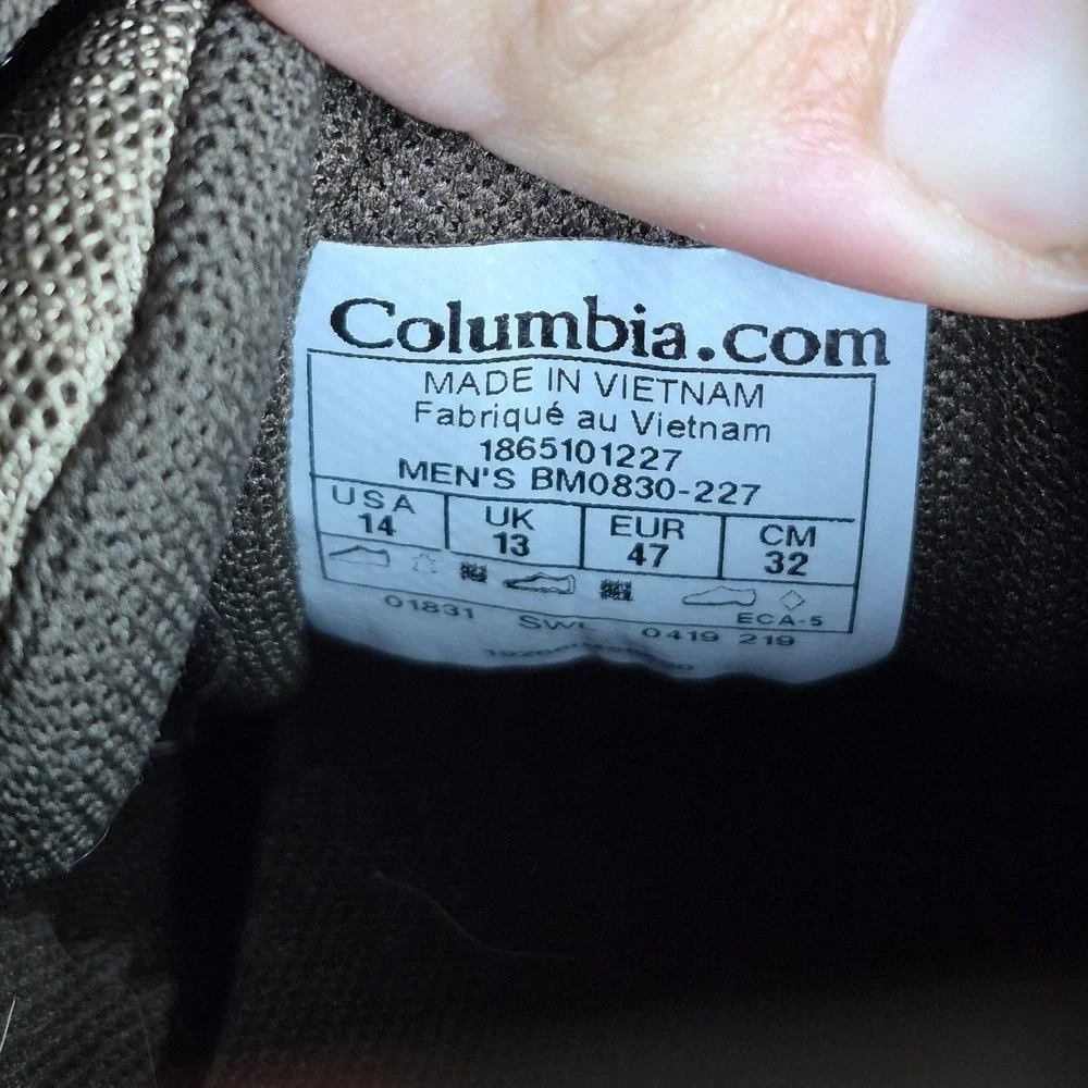 Columbia mens waterproof