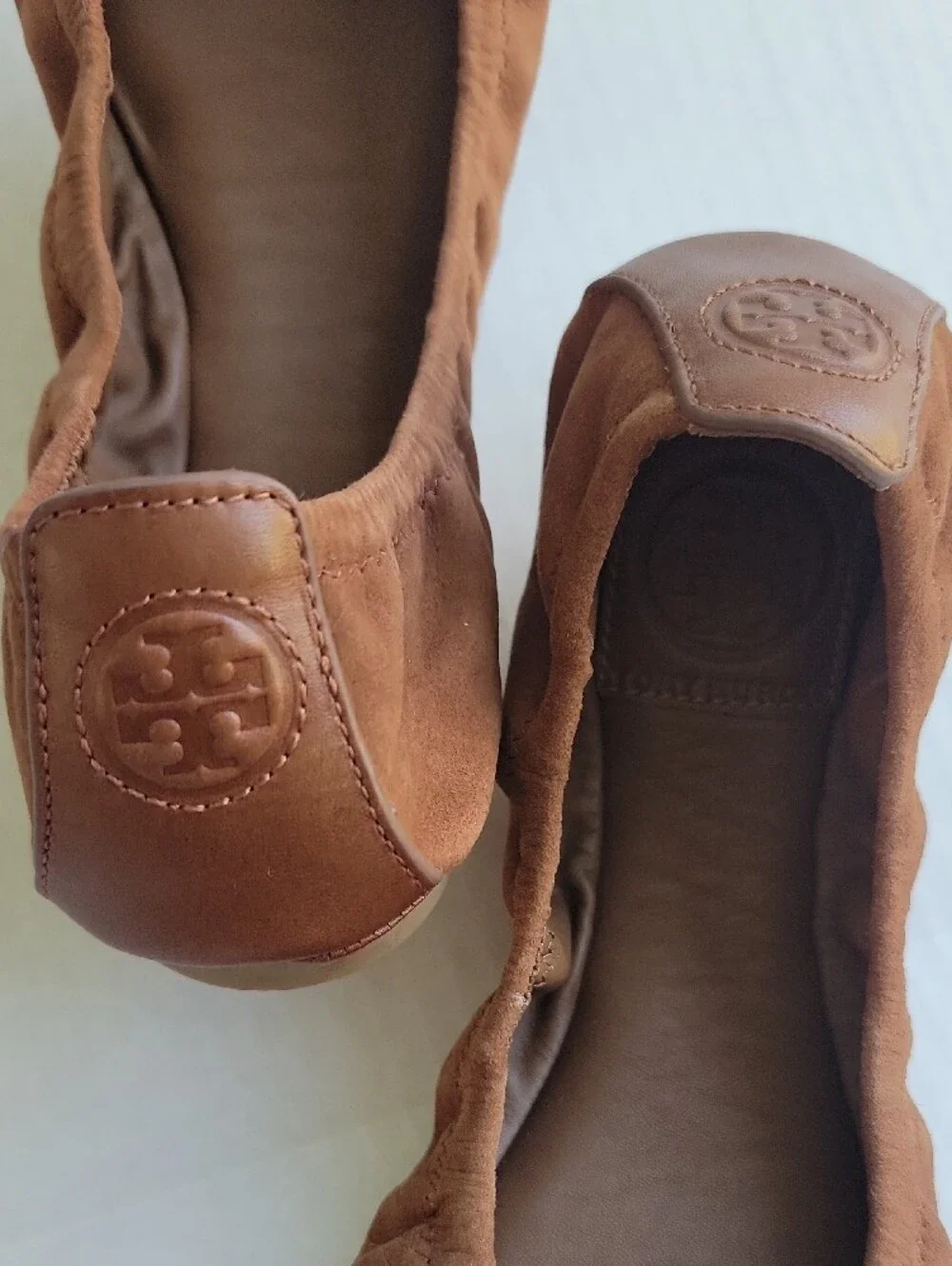 Tory Burch brown suede
