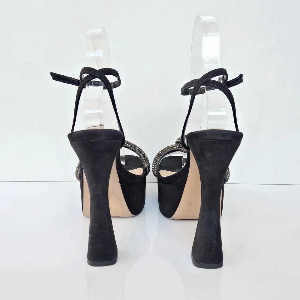 SCHUTZ black suede