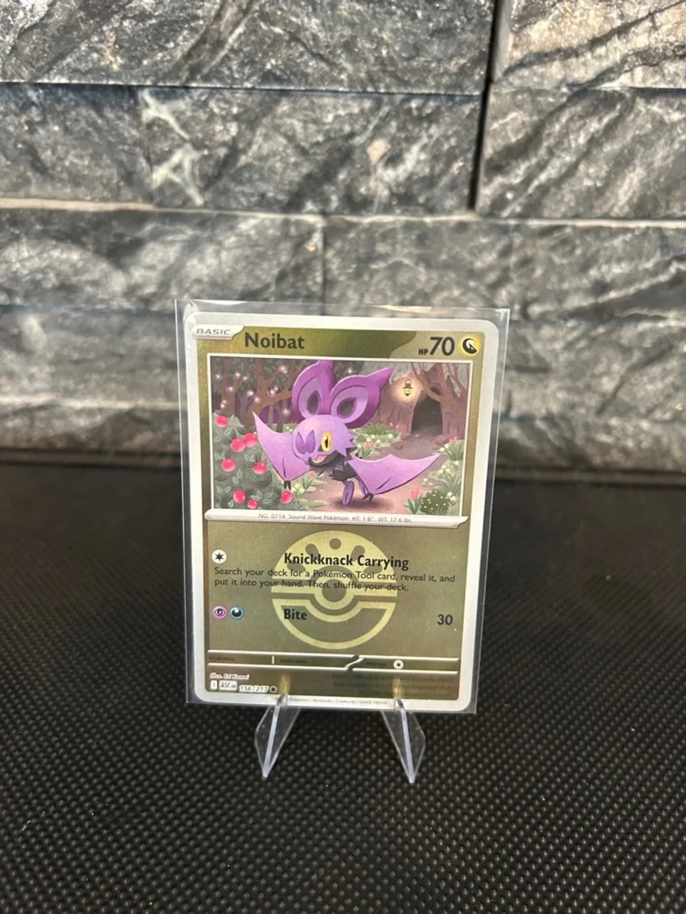 Pokemon Noibat 156/217 Reverse Holo‎ Rare from Ascended Heroes Set M/NM