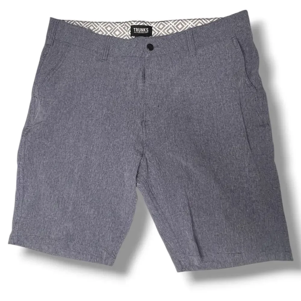 Men's Trunks Surf & Swim Grey Multi-Functional Walk Shorts 34