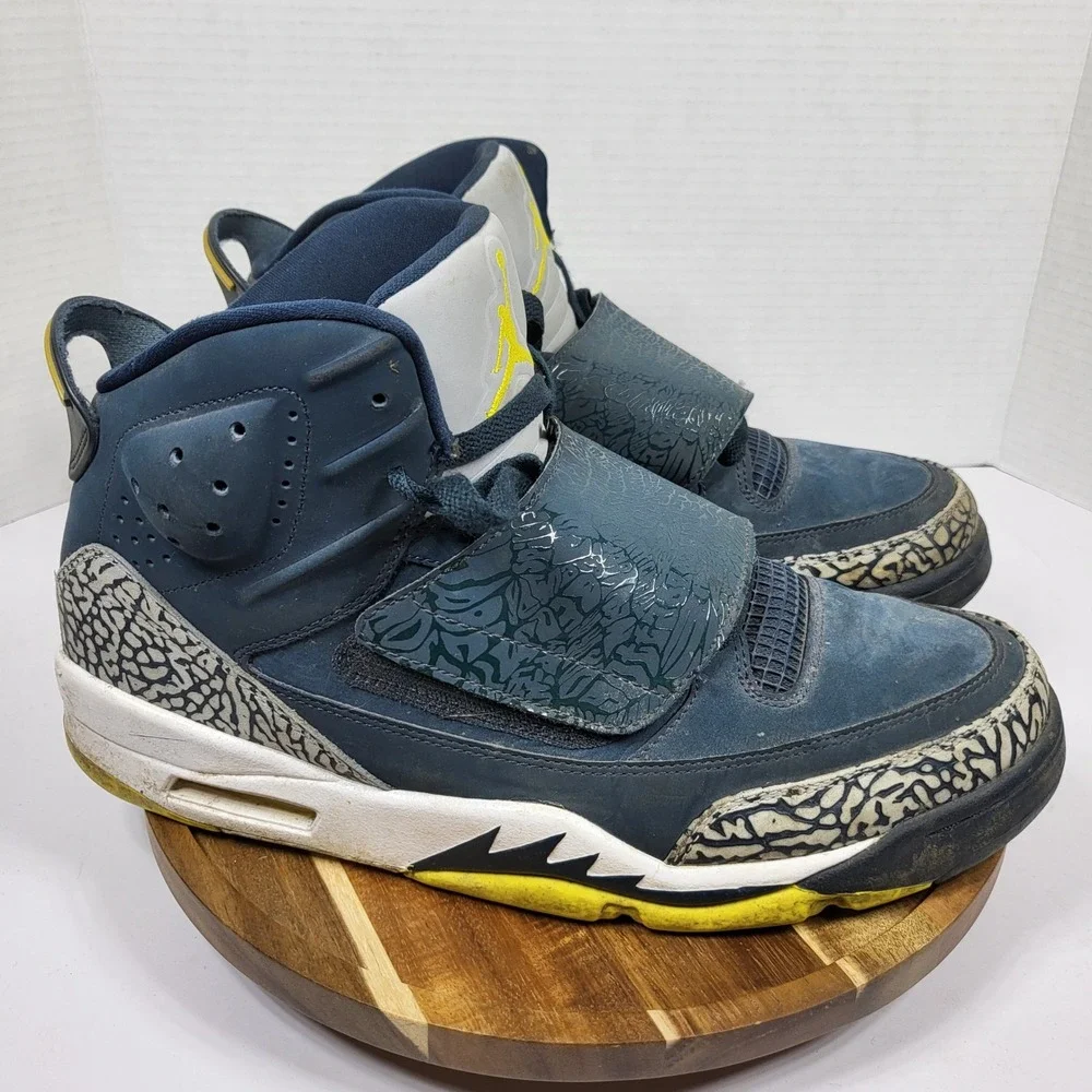 Jordan Son of Mars Mens 11.5 Midnight Navy Good Elephant Print 512245-405