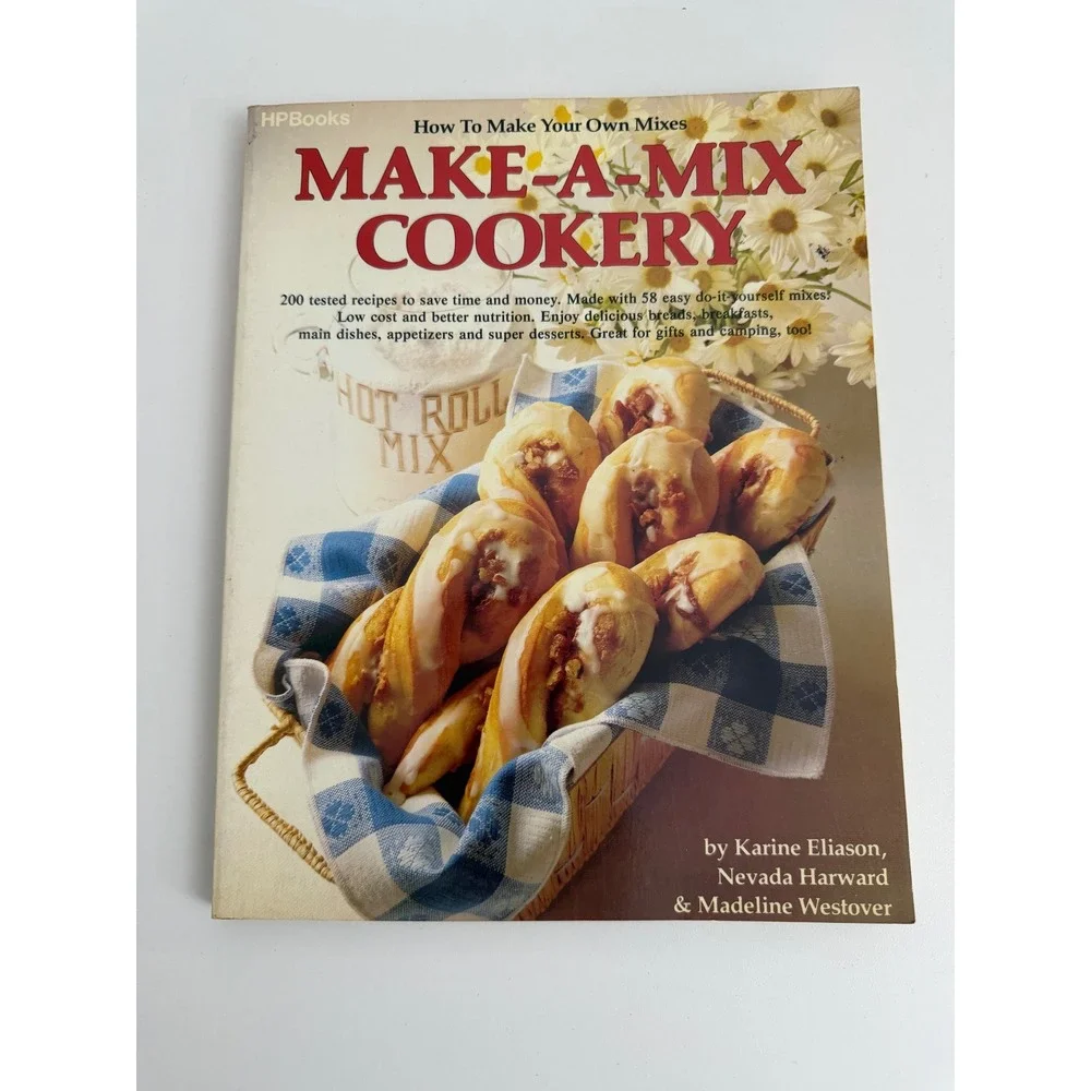 Make-A-Mix Cookery Cookbook Karine‎ Eliason Vintage 1978 Recipes DIY Mixes