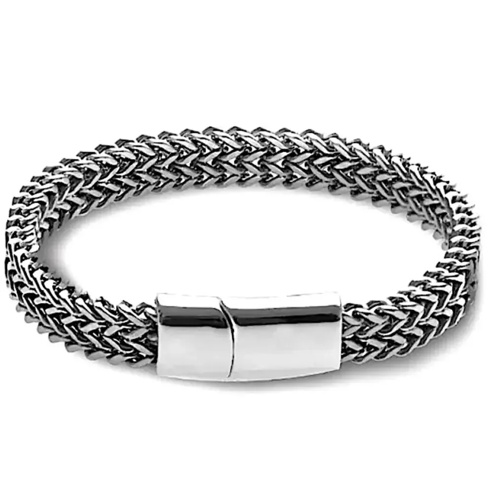 stainless steel unisex turquoise clasp