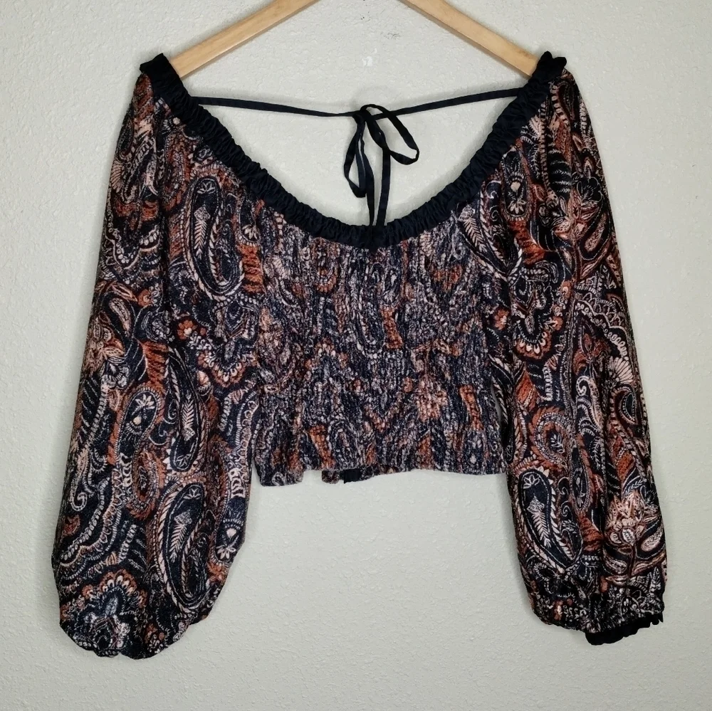 Free People ruffled scoop