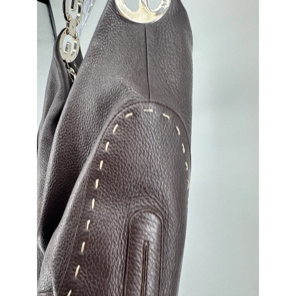 Escada bag handmade cream