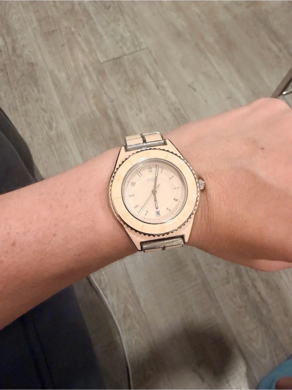 Storm Silver and Pink Women's Stainless Watch