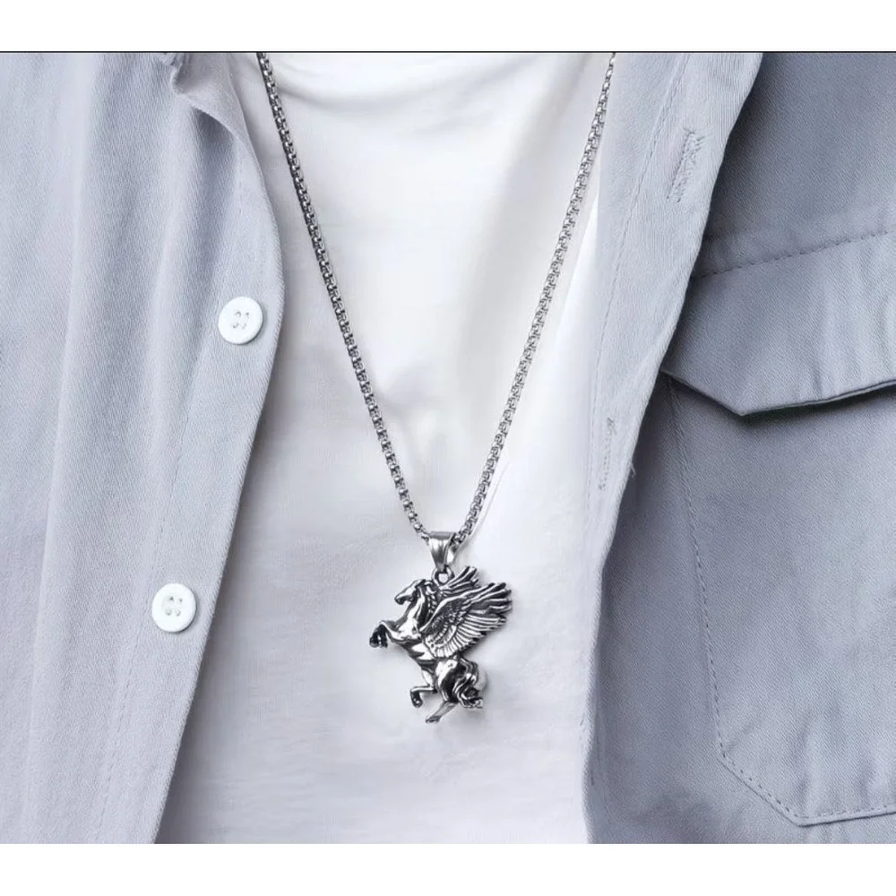 Unbranded silver pegasus