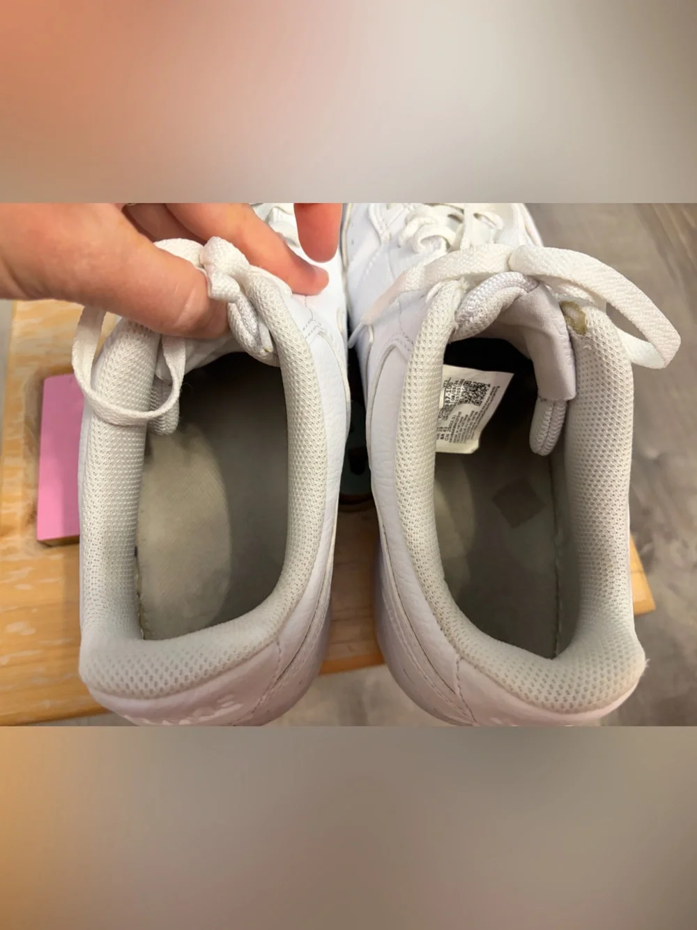 Nike white comfort benefits