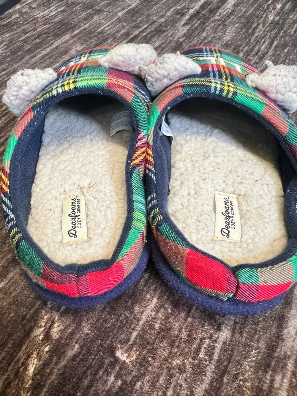 dearfoams cozy toddler