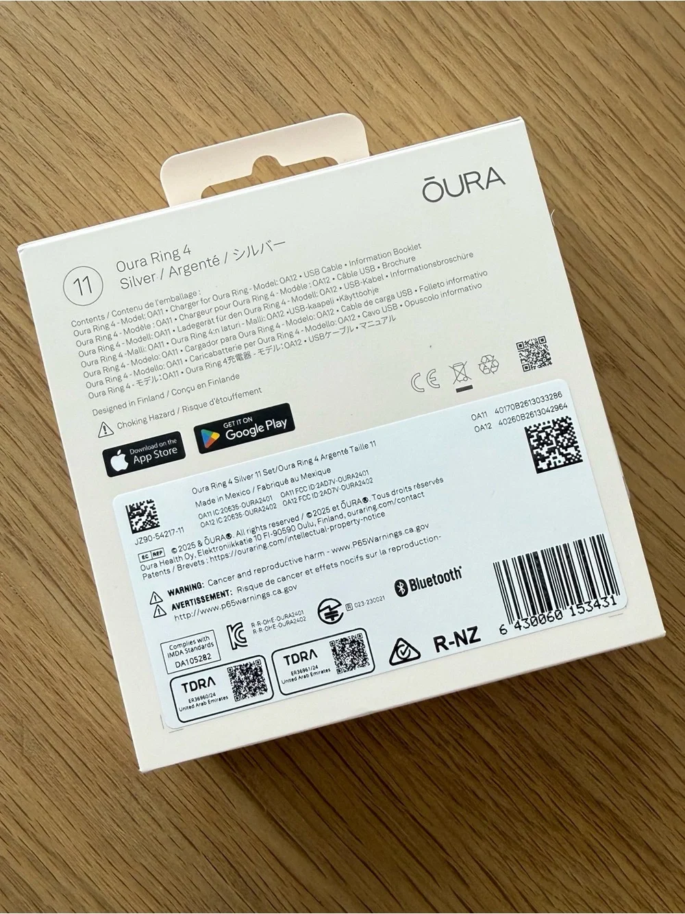 Oura fully complete
