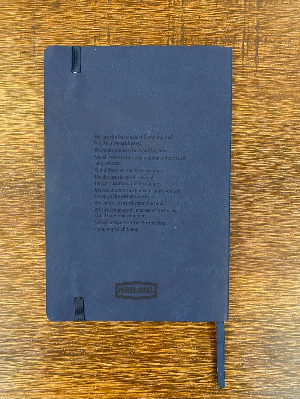 Samuel Adams navy softcover