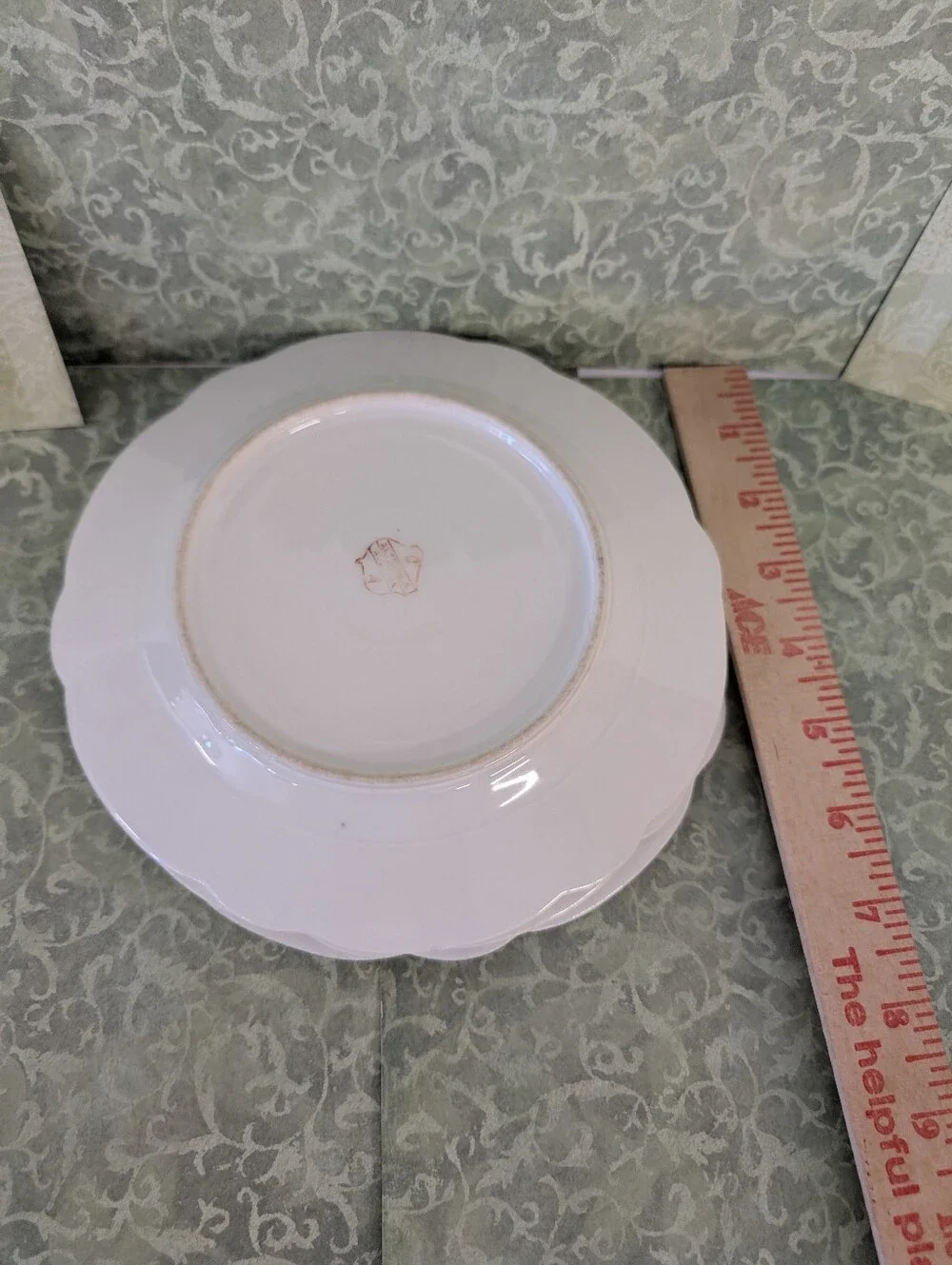 Vintage white plate