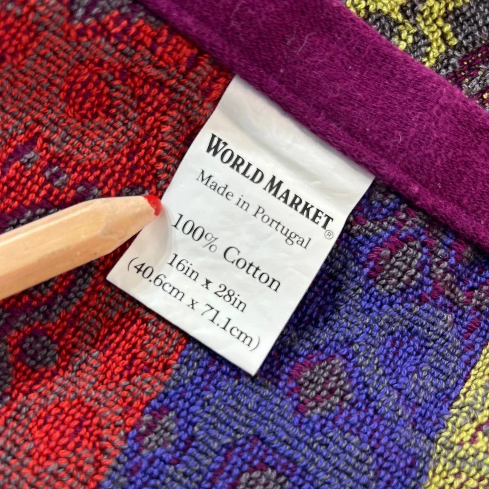 Cost Plus World Market pre purple terry