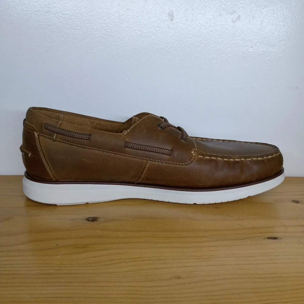 Florsheim leather carefully