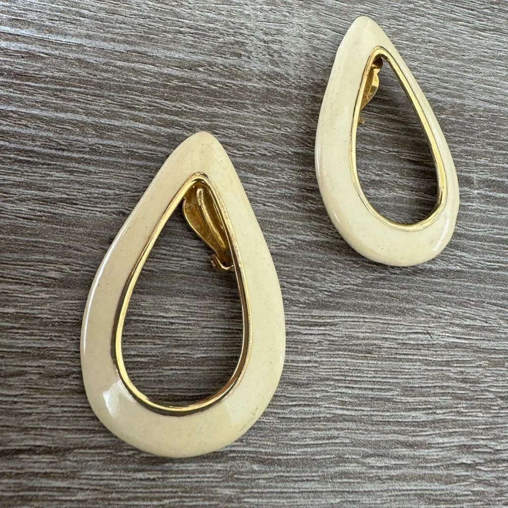 Vintage drop earrings A1155