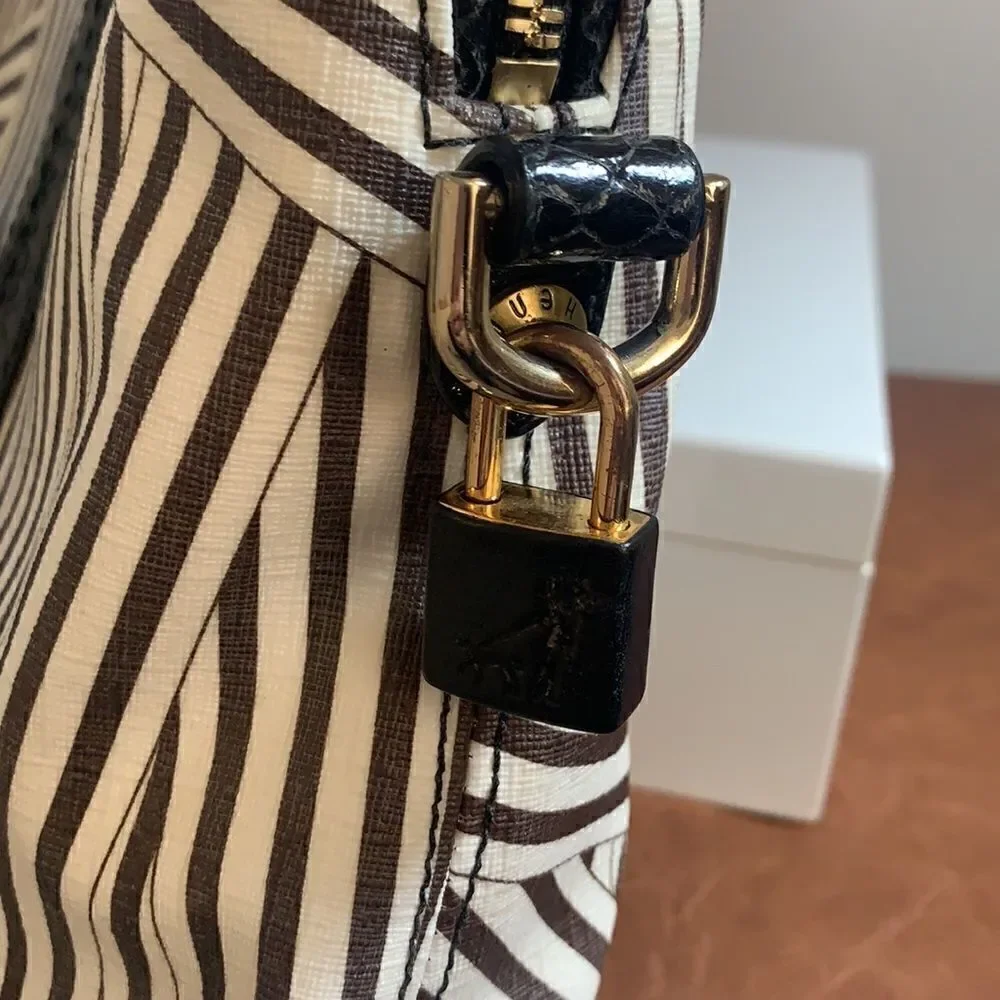 henri bendel coated canvas