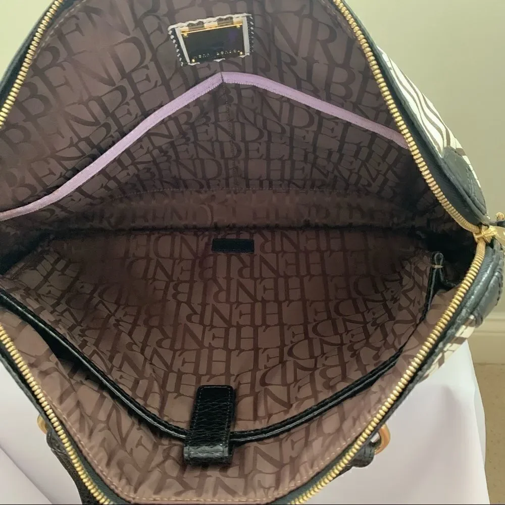 henri bendel coated canvas