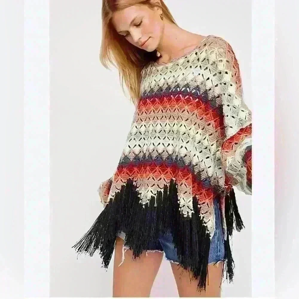 Free People Nadia's Poncho size XS