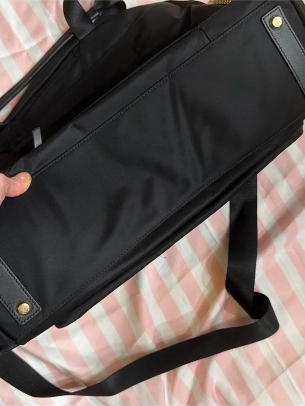 Tumi sleek black