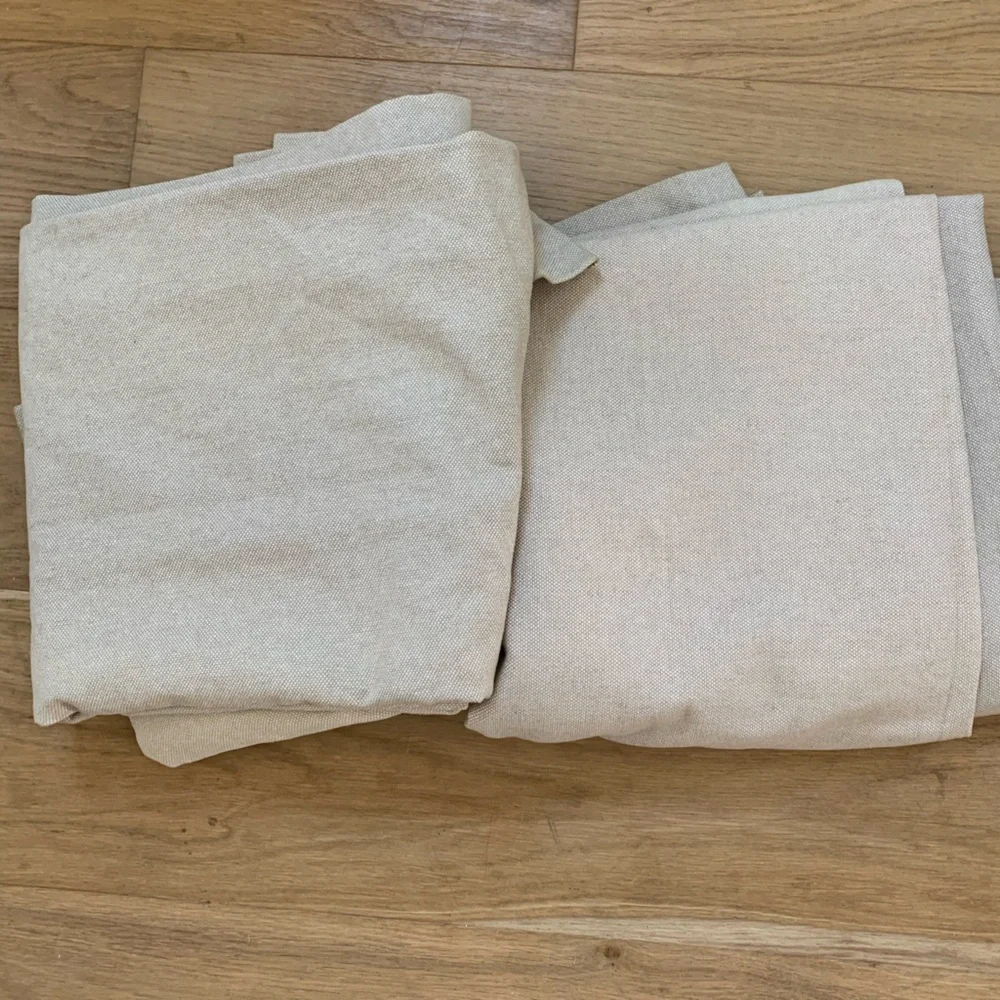 Pottery Barn Neutral Beige/Taupe Curtain Panels
