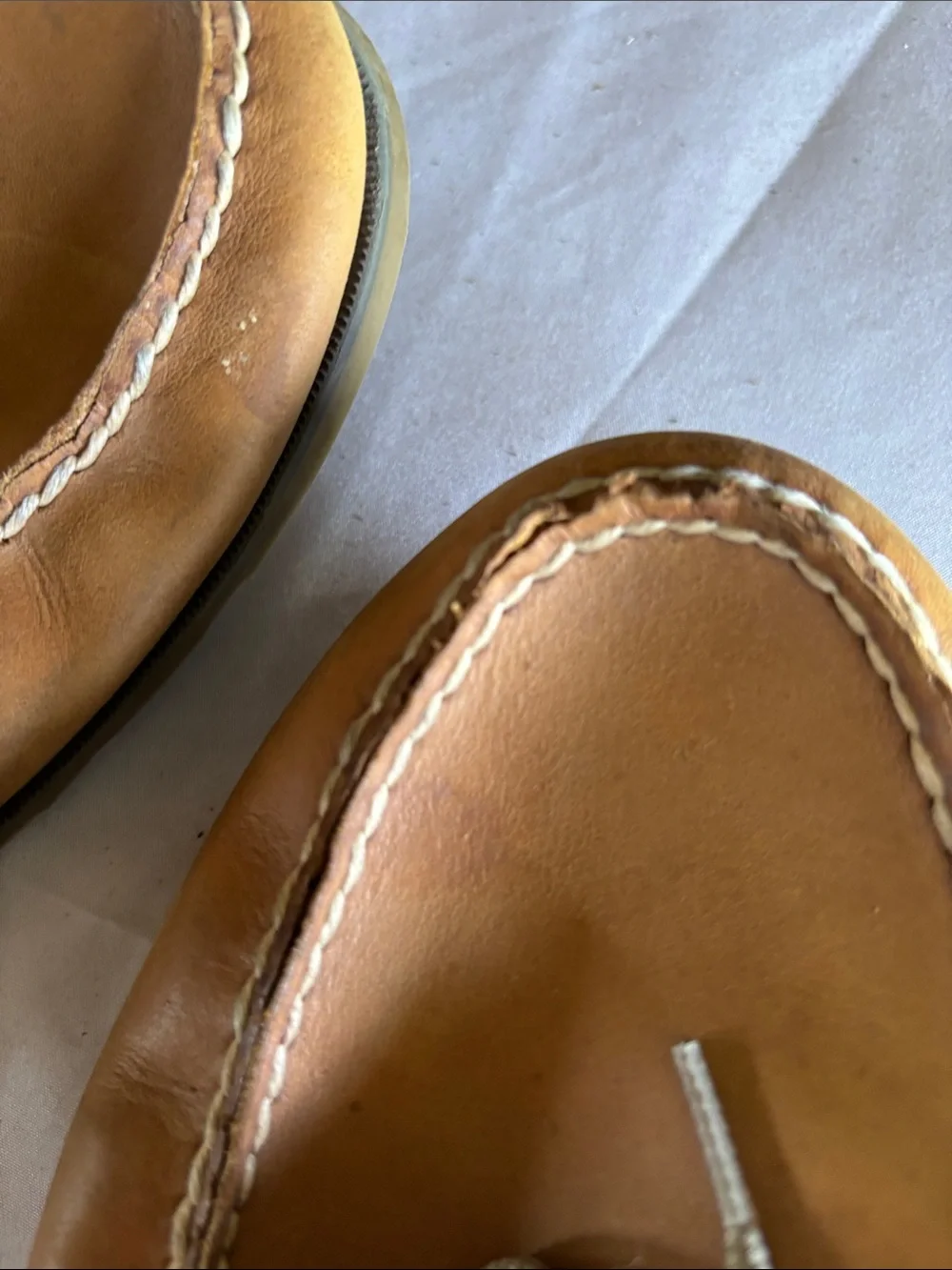 Sperry wear taking laces