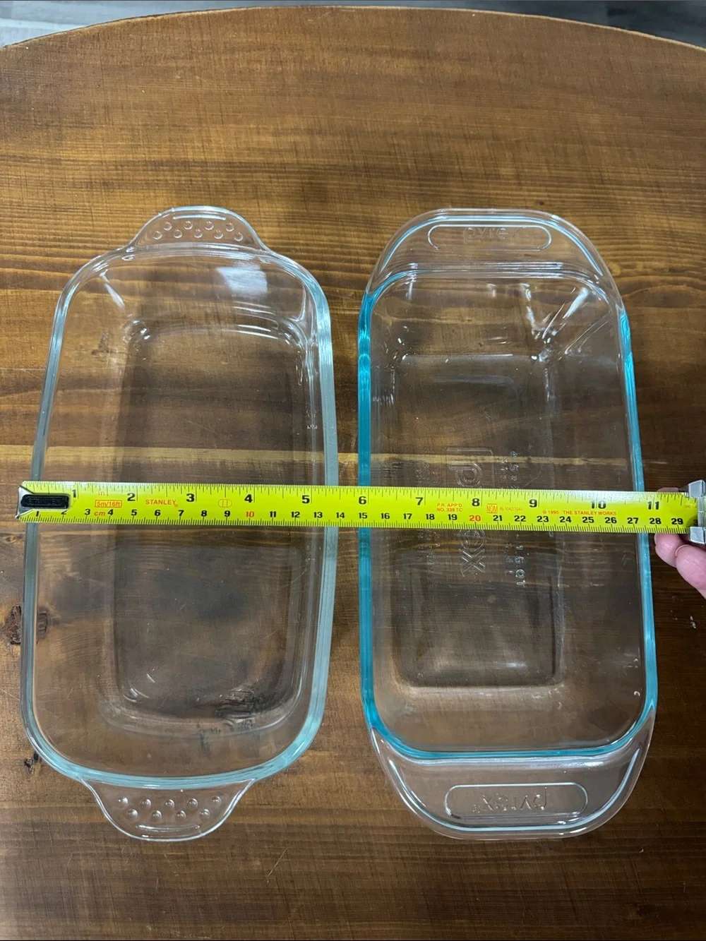 Pyrex cleaning transparent