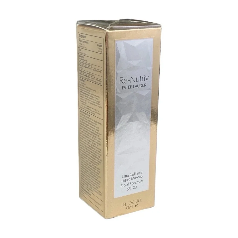 Estee Lauder Re-Nutriv Ultra Radiance‎ Liquid Makeup SPF 20 1 oz  Deep Amber NIB