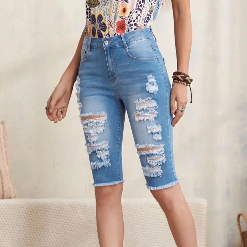 SHEIN biker knee