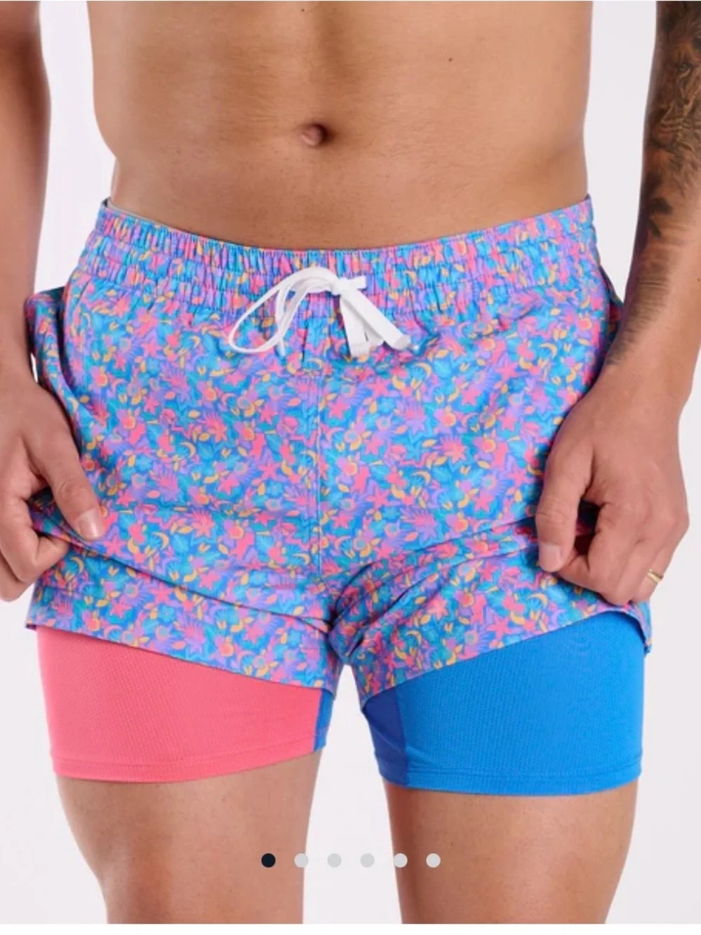 chubbies floral xxl classic