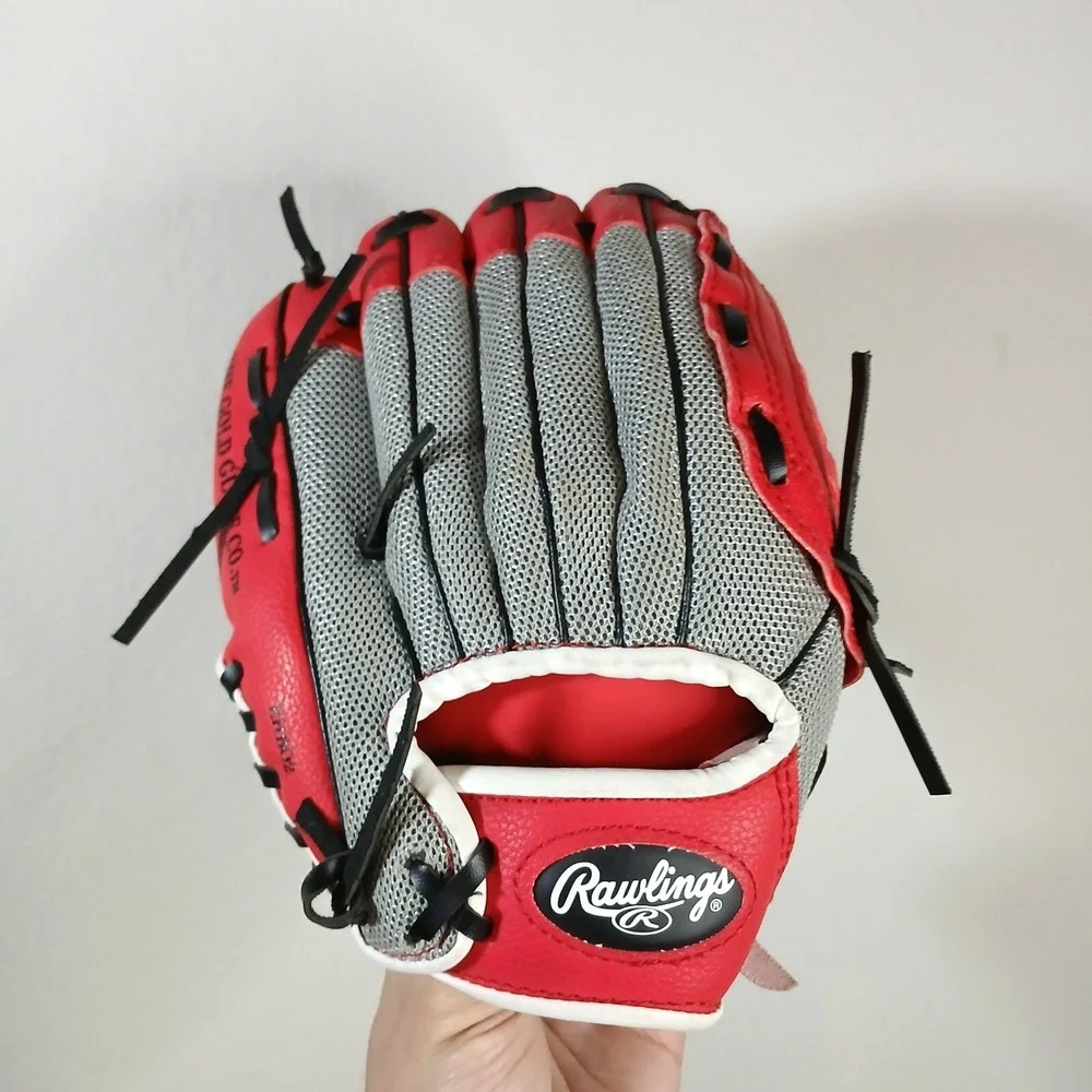 Rawlings Pro 10 inches PL10SS‎ Right RHT T-Ball Youth Baseball Glove Red G2