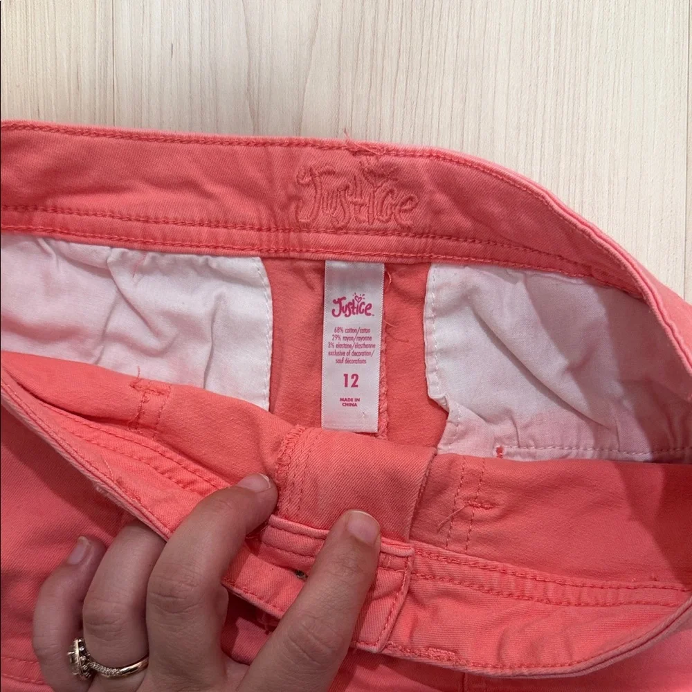 Justice trendy coral