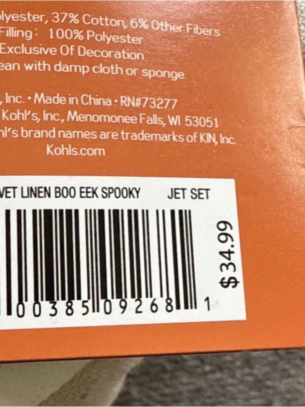Kohls ghost glows