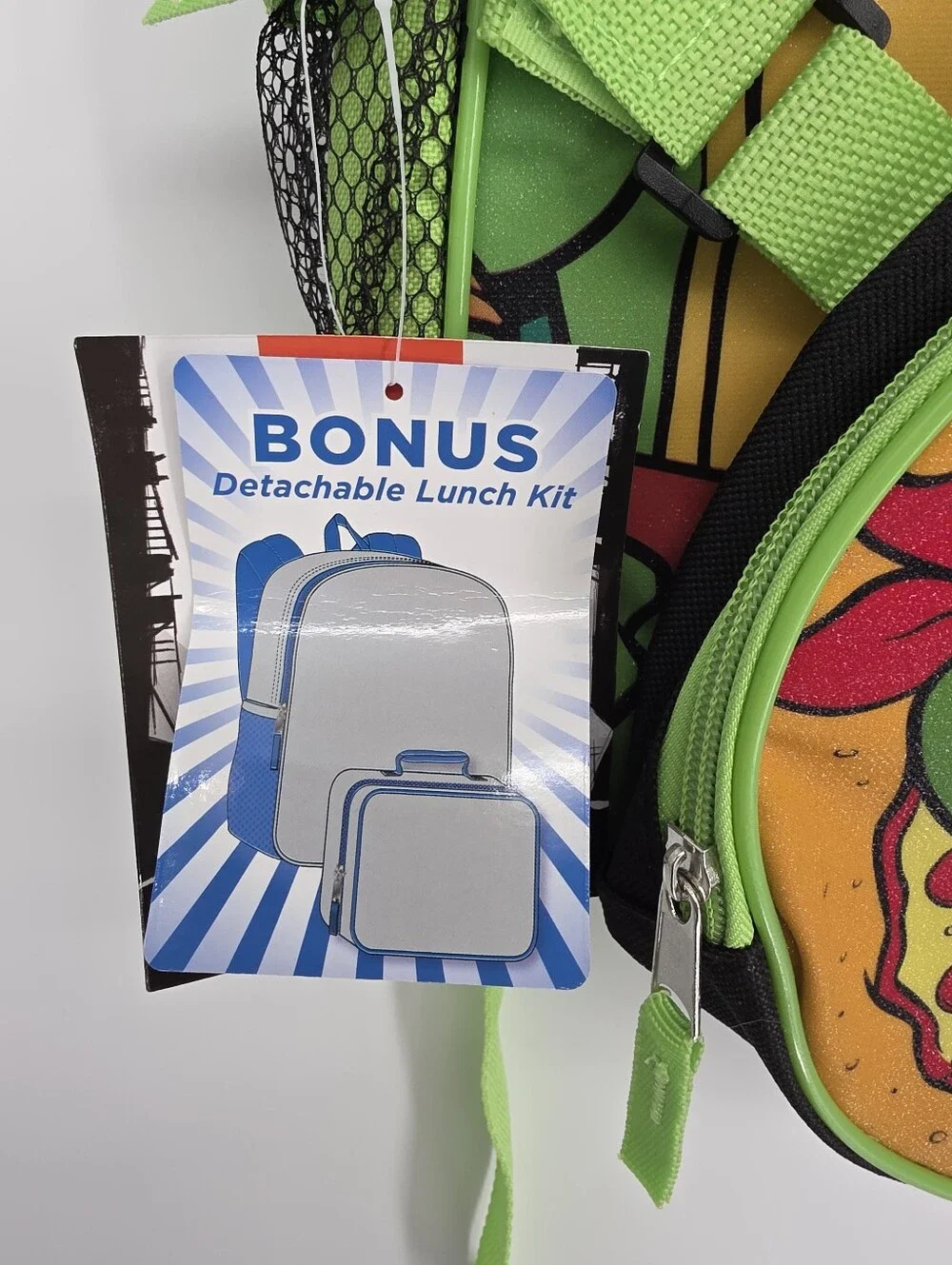 Teenage Mutant Ninja Turtles items measurements across