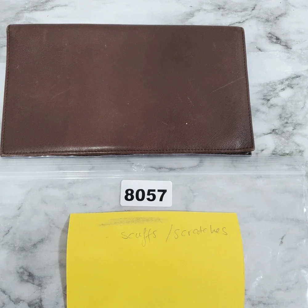 Tumi brown leather