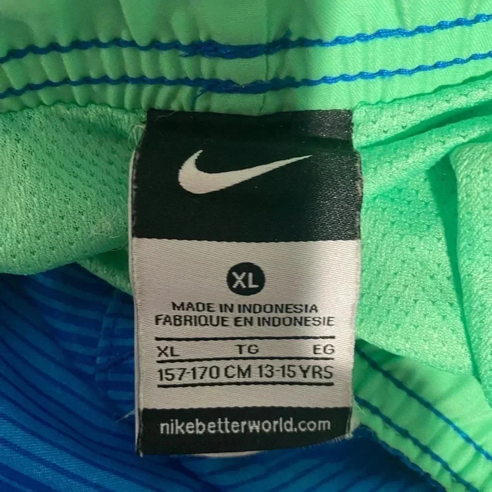 Nike neon back shorts