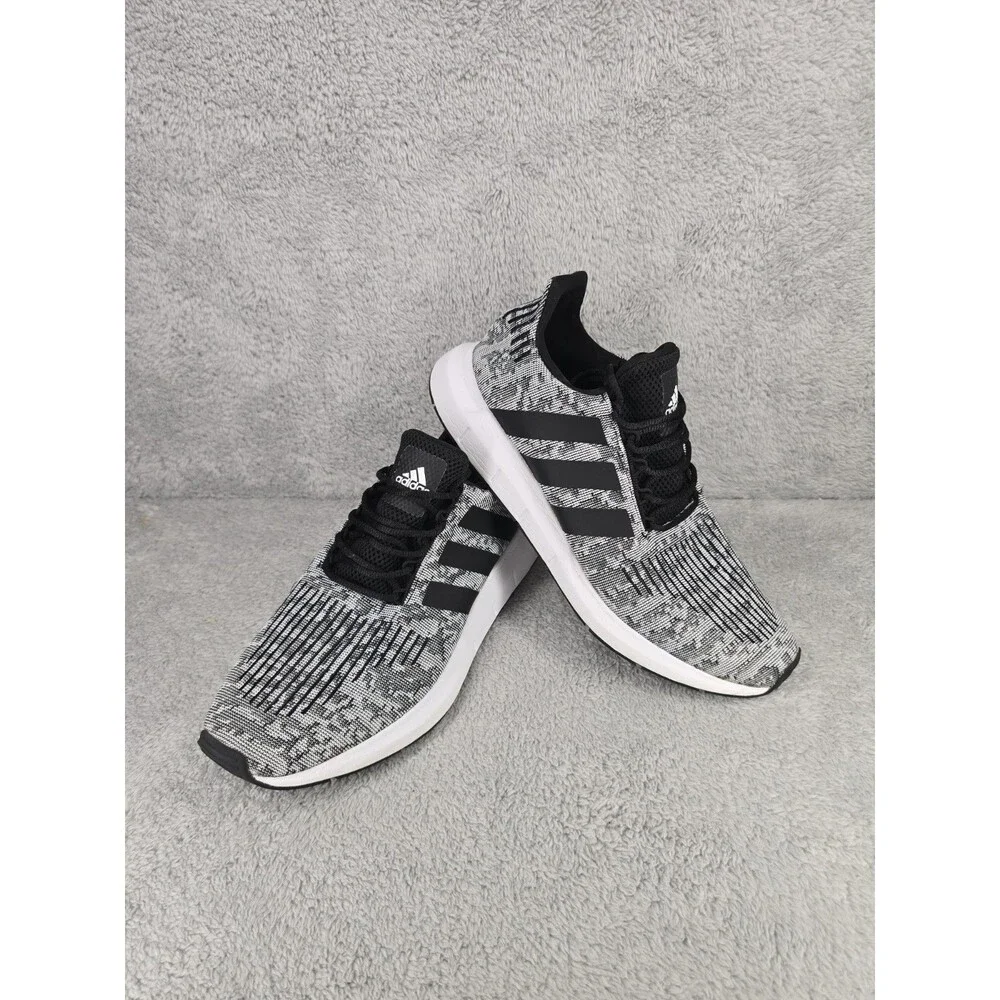 adidas Swift Run 1.0 Men’s White/Black Shoes Size 12.5