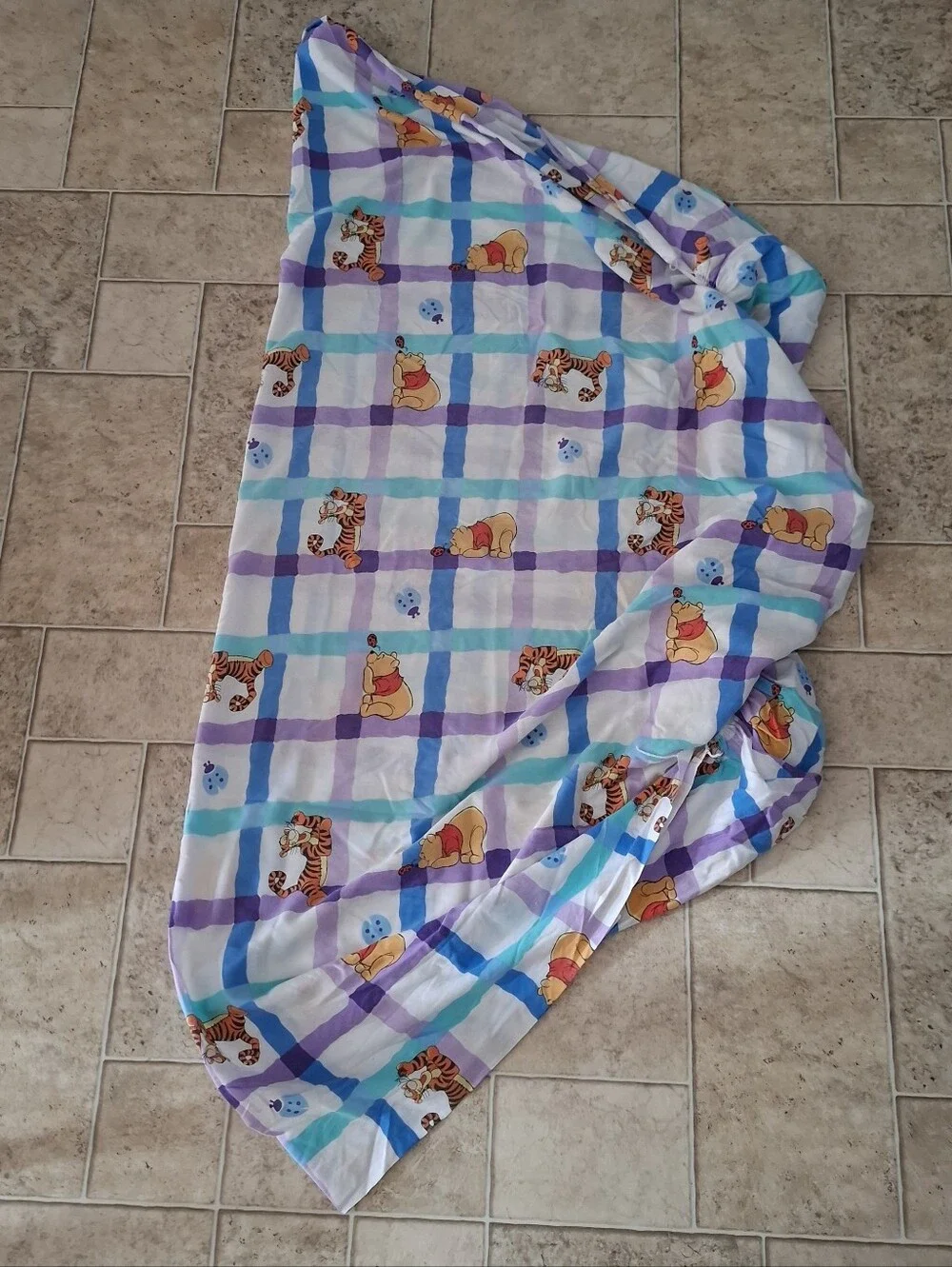 Disney print aqua