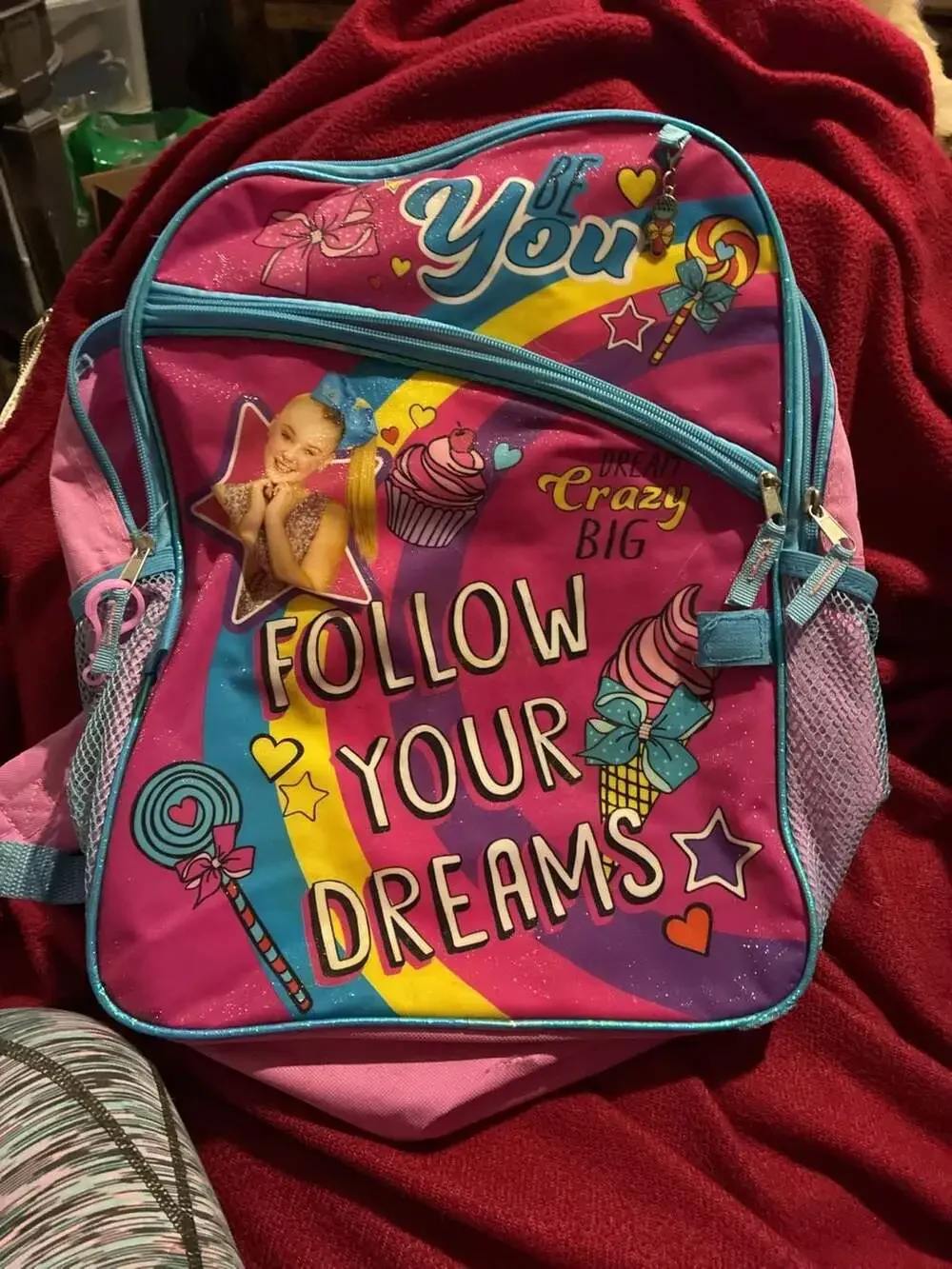 JoJo Siwa Follow Your Dreams Glitter Backpack