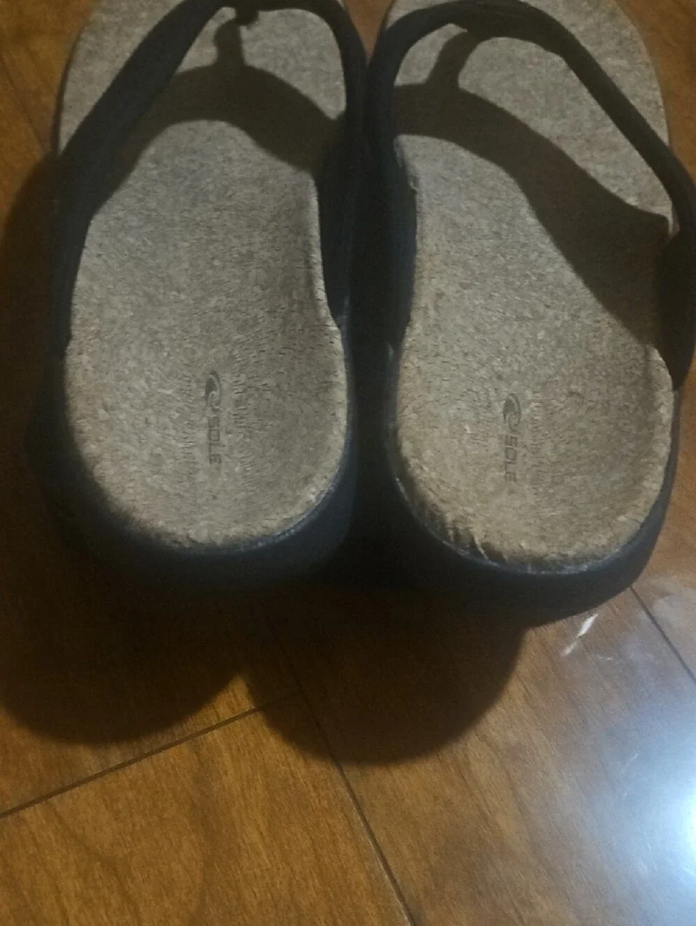 SOLE sandals black versatile outsole
