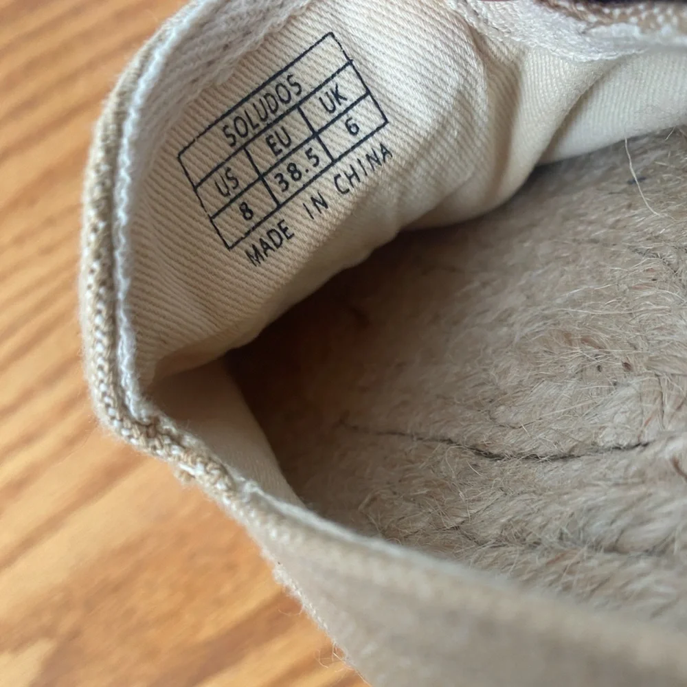 Soludos espadrilles summer upper
