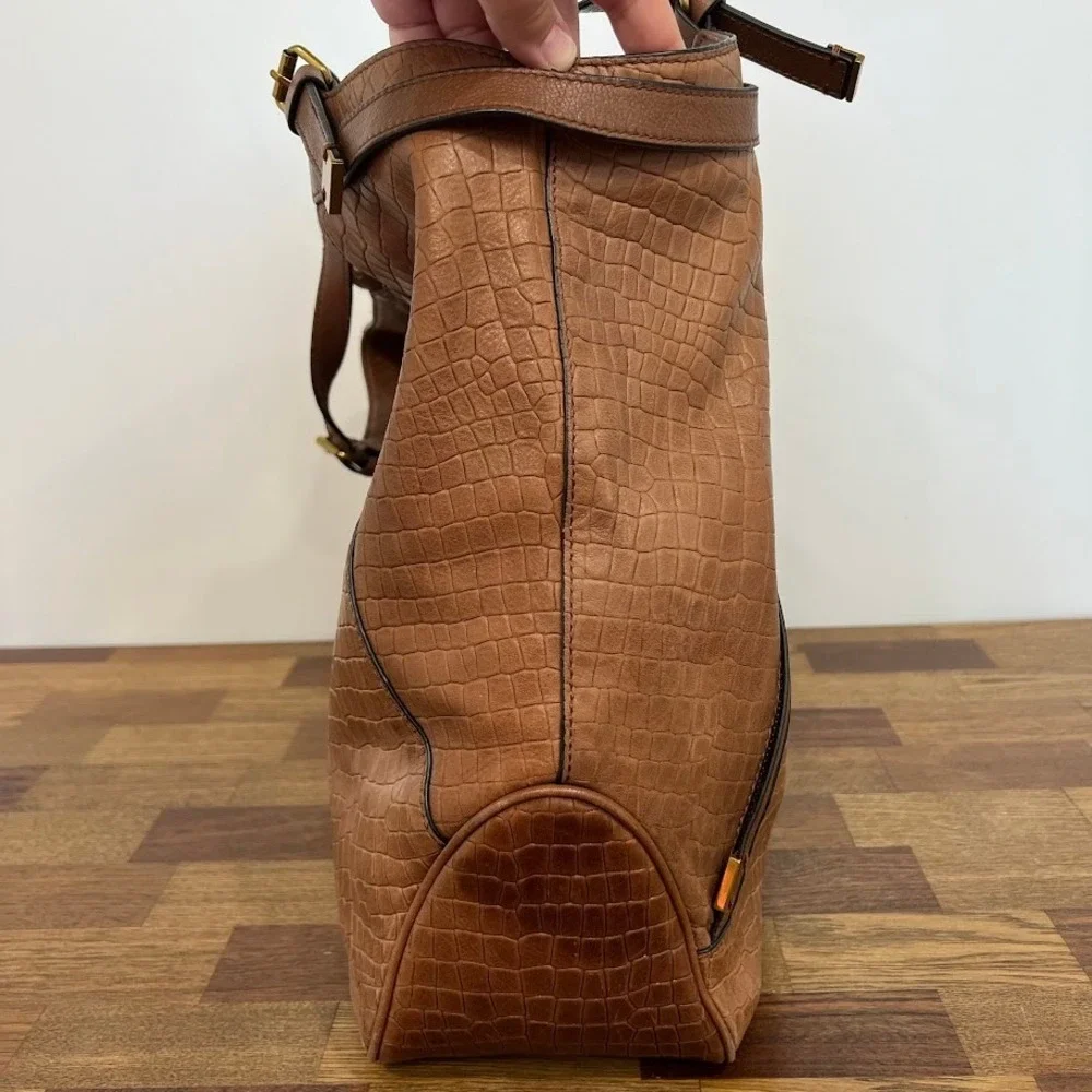 Tahari leather hardware large