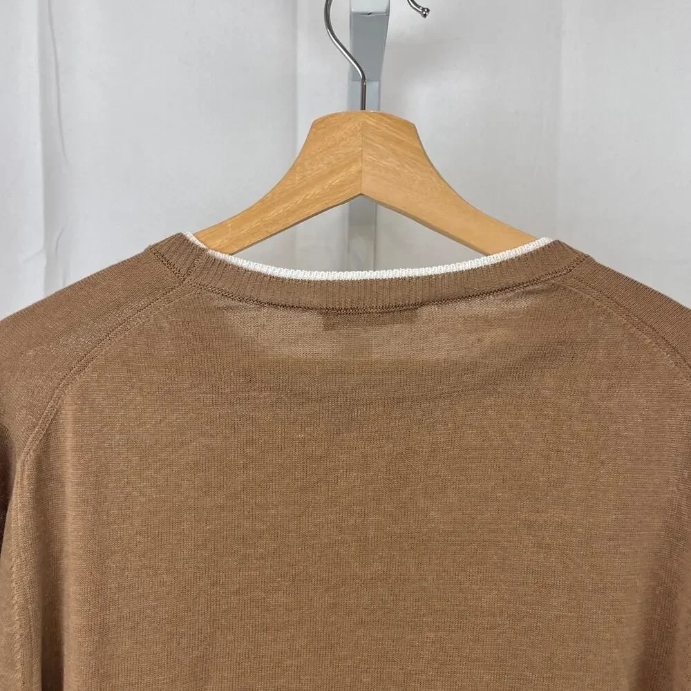 Peserico linen neckline