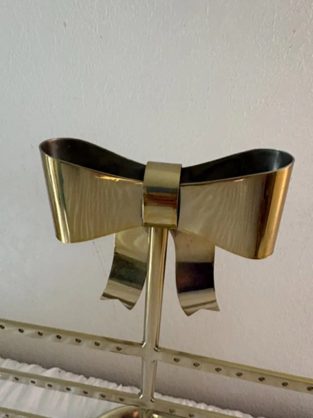 Pottery Barn Teen perforated brass touch